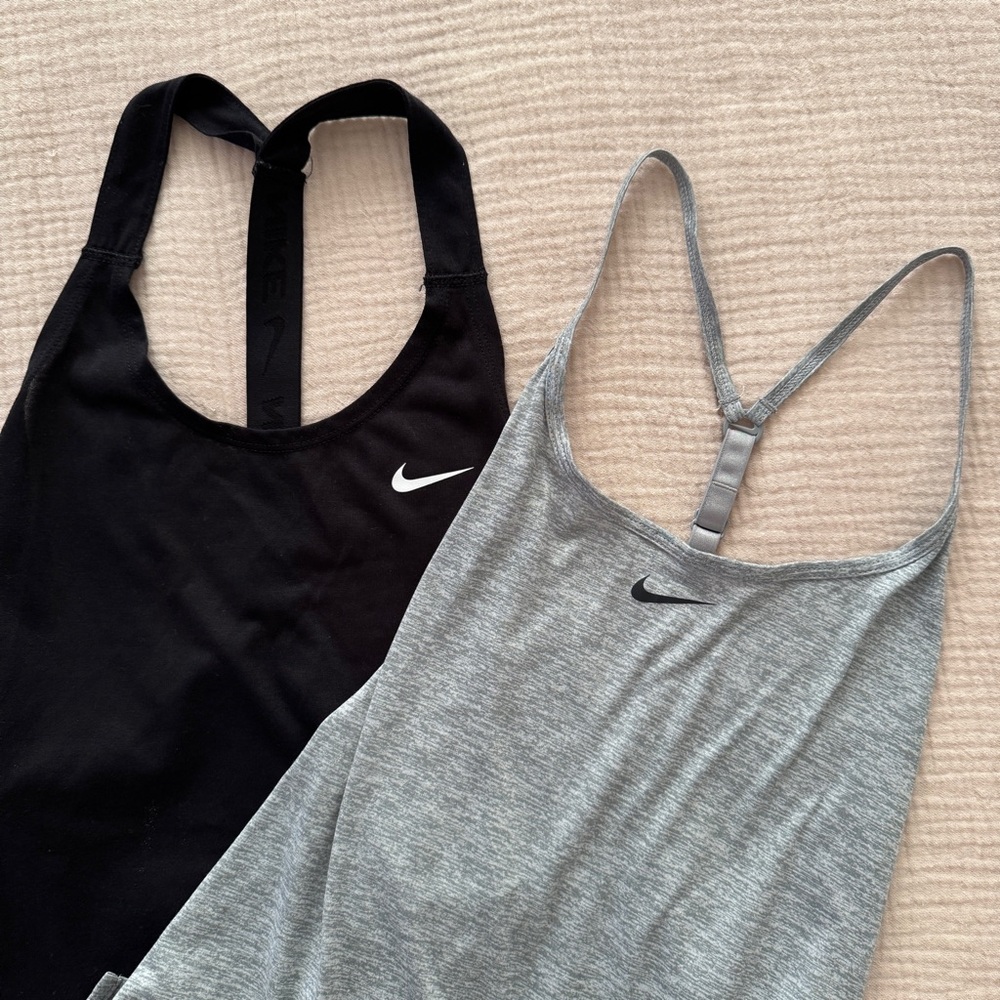 Nike Dri-fit Women's Black and Gray Tank Bundle